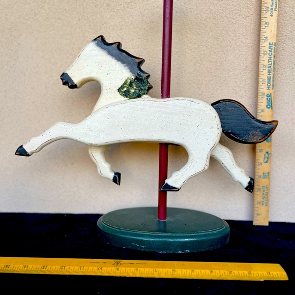 💃Vintage Folk Art Hand Carved Hand Painted Wood Carousel Horse Mango Wood
#A-100 - Picture 2 of 2